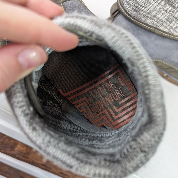 Chaco Barbary Fold Down Suede Leather Lace Up Boots - Picture 7 of 7